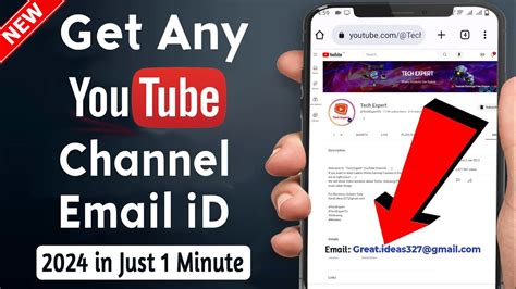 search youtube channel by email.